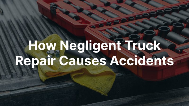 Negligent Truck Repair